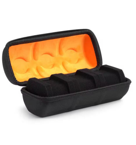 Premium Hard-Shell 3 Slots Watch Travel Case - Protective Storage Organizer Box for Men and Women's Watches - Shock-Resistant